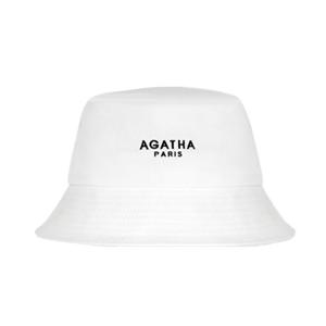 [아가타] 코튼 자수로고 버킷햇(AGT135-002_WH)