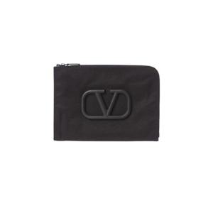 발렌티노 브이로고 클러치 블랙 B0457DZK0NO