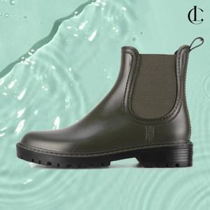 엘케이트 여성 레인부츠 장마철 방수슈즈 패션장화 첼시부츠 LWS307