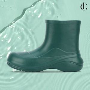 엘케이트 여성 레인부츠 방수신발 미들부츠 키높이 장마철 미디장화 LSS524