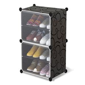 큐브 신발장 조립식 현관 신발정리대 보관함 1열4단 조립식신발장 현관신발장 현관신발정리대 좁은현관신발장 신발정리함 신발장정리대 신발수납장