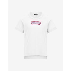 까웨 키즈 에멜 그래픽 반팔티셔츠/화이트 Y242EFT351_WH