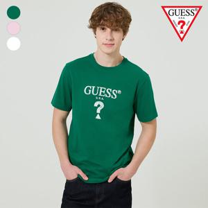 [게스(진)]남성 무테삼각 반팔티 MO2K9412