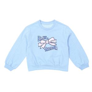 [티파니(백)]연블루 리본 자수 티(T44KAT060)