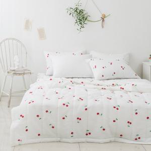 [샤이닝홈]더블리 샤인체리 시어서커 간절기 여름이불 Q