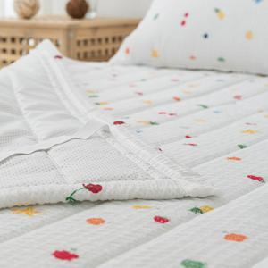 [샤이닝홈]더블리 구아바 시어서커 밴딩 침대패드 SS