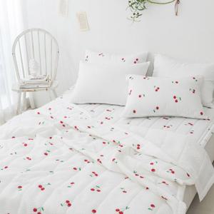 [샤이닝홈]더블리 샤인체리 시어서커 간절기 여름이불 SS 베개세