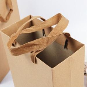 [와인앤쿡]크라프트 종이 쇼핑백(중) 1개