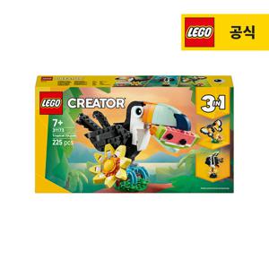 레고 크리에이터 3-in-1 31173 세계의 동물 탐험 열대 큰부리새 [레고공식]