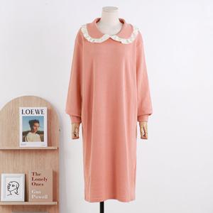 [올리비에스클로젯] 프릴카라 면 롱원피스_O2002OP902A