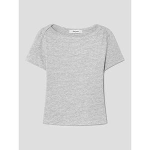 (125842MQ53) [에잇세컨즈] 스트라이프 보트넥 저지탑  그레이