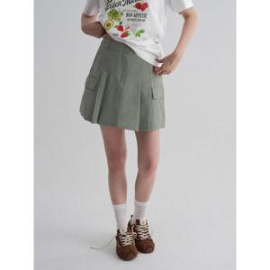 (165727AY2H) [에잇세컨즈] 포켓 미니 스커트  카키