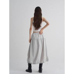 (355727LY52) [에잇세컨즈] 벌룬 롱 스커트  라이트 그레이