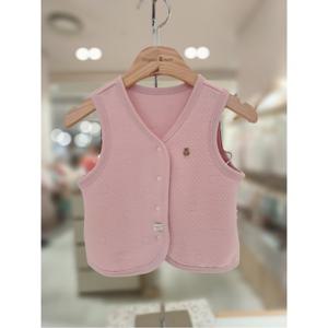 오가닉맘 핑리면모달노빔조끼(출산돌선물) (MKZLVE03)