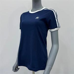 아디다스 여성 3S 나이트 인디고 네이비 반팔 티셔츠 JY4852