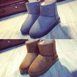 털부츠 퍼안감 스웨이드 남여공용 털신발 겨울신발 방한부츠 미들부츠 보온신발