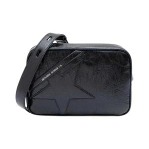 골든구스 해머드 레더 스타 크로스바디백 블랙 GWA00375-A000334-90100