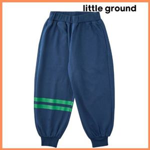 [리틀그라운드8] 데님인더박스(75A11-415-01)배색이지스웨트팬츠 아동 조거팬츠 간절기 데일리 선물 코디