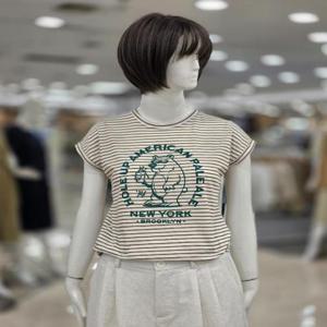 ab.f.z 세이브존09 스트라이프 캡소매 티 afhz3k36h