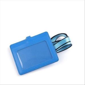 카드지갑 목걸이 가로형 Blue