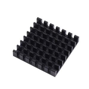 쿨러 방열판 알루미늄 25mmx25mmx5mm Black BB063