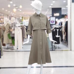 abfz sh06 스트링 트렌치 롱 원피스 SLCHY4O40RU