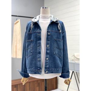 [애티쉬]레터링 후드 청자켓 BJK1R301_OD