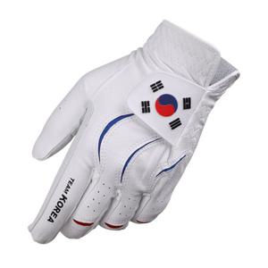 [어베이브] 팀코리아 태극기 국가대표 콤비양피 골프장갑 _V