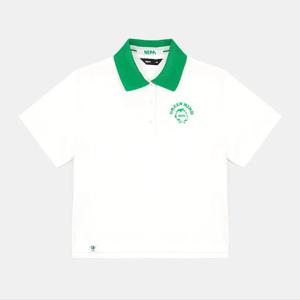 [네파 (행사)]여성 안유진 그린마인드 크롭 반팔 폴로 카라티셔츠 7K45265