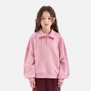 [차일디] 아웃도어프로덕츠키즈 (OD253IZM73 PNK) 여아 반집업 맨투맨 핑크