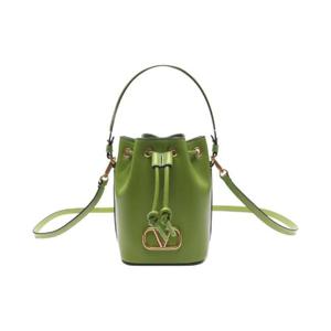 발렌티노 나파 레더 브이로고 시그니쳐 미니 버킷백 그린 P0Z44VNLEW5