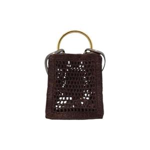 끌로에 라피아 토트백 콜 브라운 CH25AP567P0824X