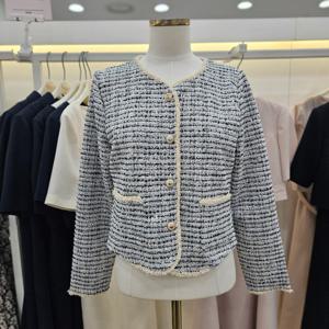 [숲]트위드 크롭 간절기 자켓 OB8JKR1_IC