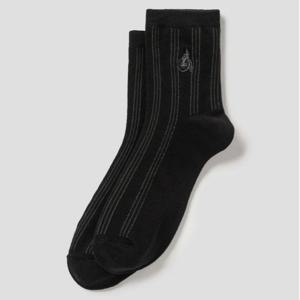 [빈폴] 남성 스트라이프 중목 양말 - 블랙 BE58KTM145 026(남성)