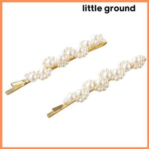 [리틀그라운드8] 루즈페(75A19-872-02) 미니문진주헤어핀 아동여아 악세사리 선물 데일리 코디 파티 모던