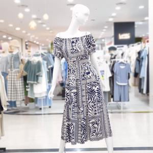 [ab.f.z]포인트 밴딩 오프숄더 롱 원피스 FSPHZ3O35H