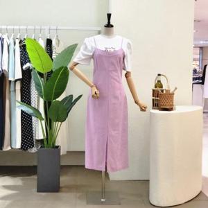 [포커스][대구백화점SG]  FM3D9OP5436_린넨 A라인 뷔스티에 롱원