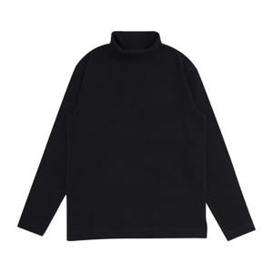 [블루테일]슬림 블랙 목폴라 티셔츠AYH1TS08BK