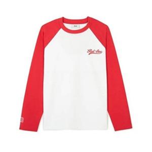 MLB긴팔티 PQJ 3FTSV1143-43RDS 여성 바시티 라글란 루즈핏 티셔츠