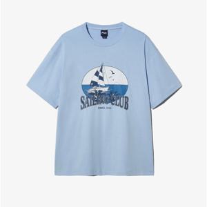 휠라 세일링 빅그래픽 반팔티 FS2RSH2116X LBU WTM