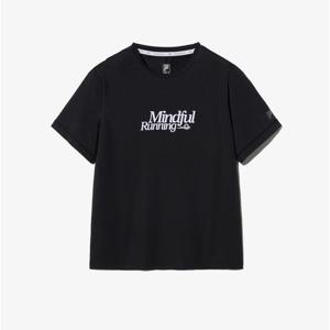 휠라 쿨링 기능성 크롭 반팔티 FS2RSH2253F BLK SPN