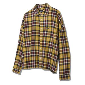 지프 스퀘어 아웃포켓 여성 체크 긴팔 셔츠 JO3SHF101YE