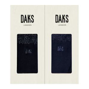 [닥스(양말)]DB26910숙녀 면단목 루렉스프릴 2족세트