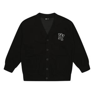 소이 여아 베이직 로고 가디건 23F5101_BK