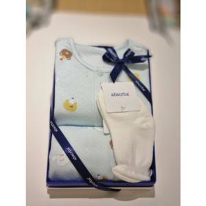 [압소바] [백일 돌선물세트] 인기만점 티포내의+제이단말 2종세트 (A2D103D1S2)