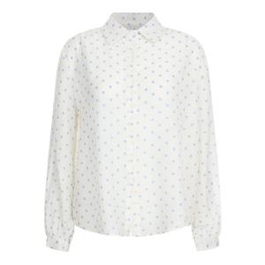 샵앤) 여성 카라넥 도트 긴팔 땡땡이 셔츠 블라우스 EGG-WBL-20770-소라