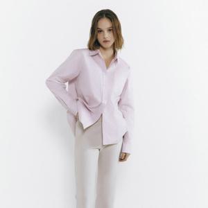 [지오다노]여자 345501 면100 포플린 긴팔셔츠