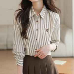 [리블리크]마샤 스트라이프 카라 셔츠_RE3BL001