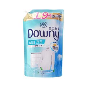 다우니 실내건조 초고농축 섬유유연제 프레시 클린 리필 1.35L