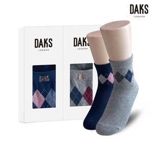 [닥스] 숙녀 2족세트 면단목 작은아가일 25908